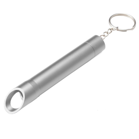 Pop Light Opener Keyrings Silver Image